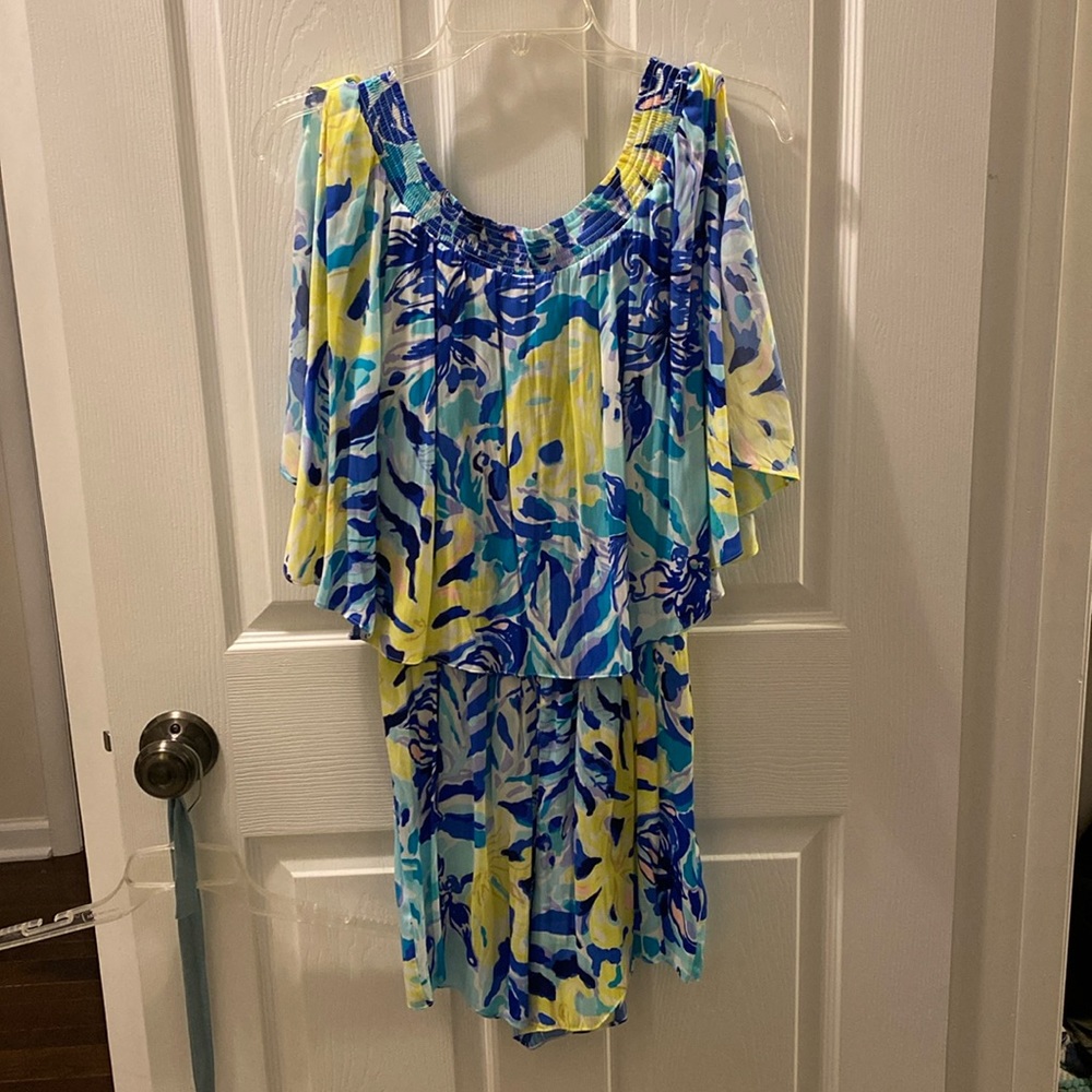 Lilly Pulitzer like new romper. Barely worn.